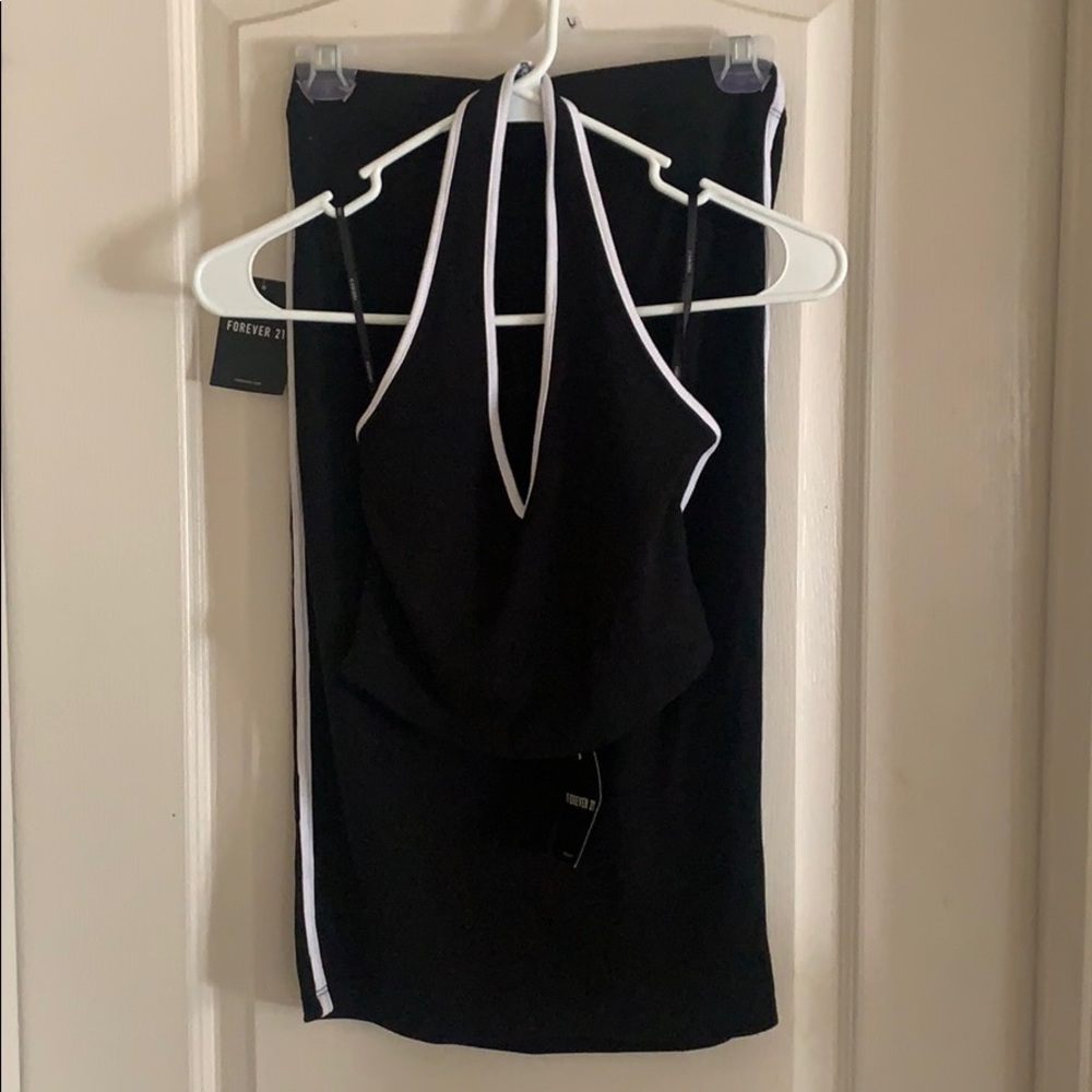 Forever 21 matching halter and skirt set. NWT